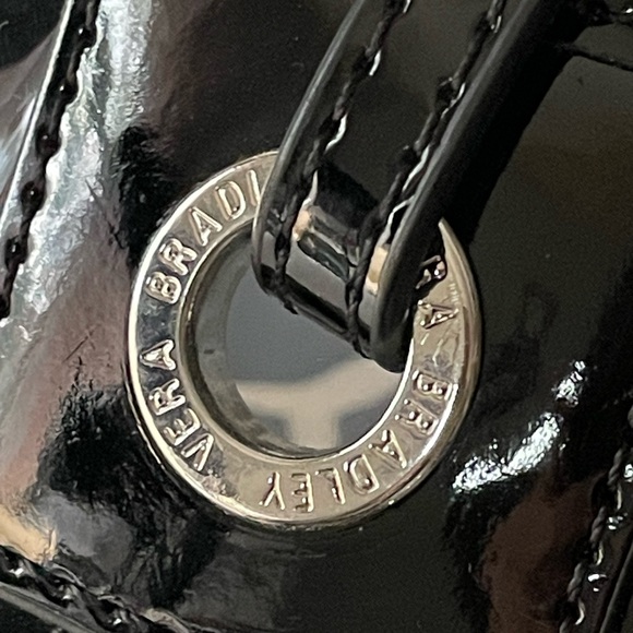 Vera Bradley Black and White Clear Plastic PVC Large Tote with Make up bag set - Picture 3 of 15